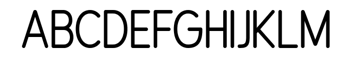 Proxicated Rounded Font UPPERCASE