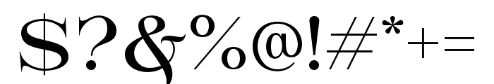 Proyale-Regular Font OTHER CHARS