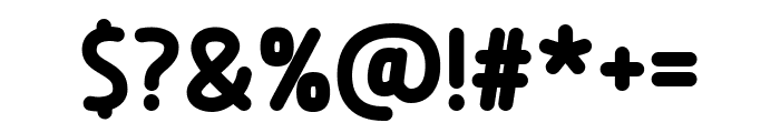 Prozephyr Rounded Black Font OTHER CHARS