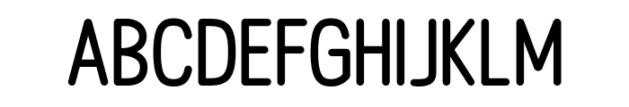 Prozephyr Rounded Font UPPERCASE