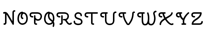 Prunellia-Regular Font UPPERCASE