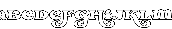 PsycheLover-Outline Font LOWERCASE