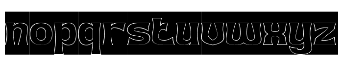 Psychedelia Energy-Hollow-Inver Font LOWERCASE