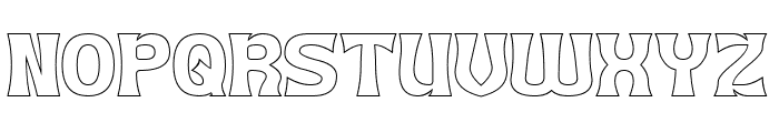 Psychedelia Energy-Hollow Font UPPERCASE