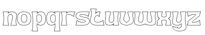 Psychedelia Energy-Hollow Font LOWERCASE