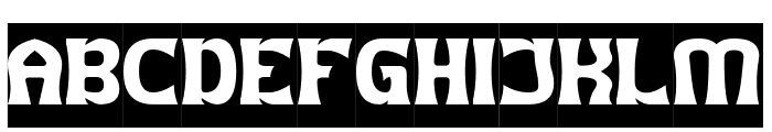 Psychedelia Energy-Inverse Font UPPERCASE