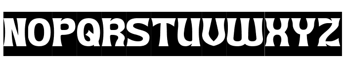 Psychedelia Energy-Inverse Font UPPERCASE