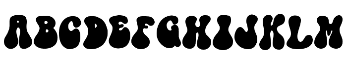 Psychedelic Bubble Two Regular Font UPPERCASE