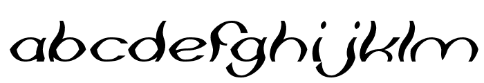 Psychedelic Italic Font LOWERCASE