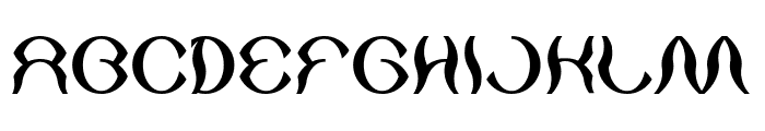 Psychedelic Font UPPERCASE