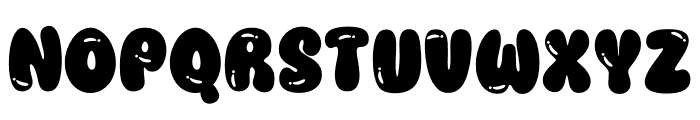 Puddy Bubble Font LOWERCASE