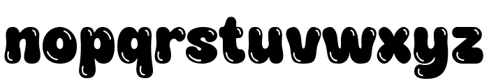 Puddy Gum Buble Font LOWERCASE
