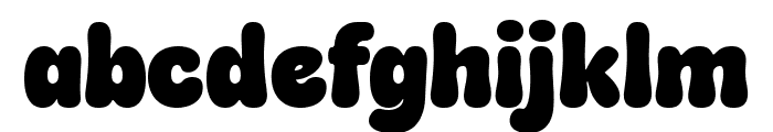 Puddy Gum Regular Font LOWERCASE