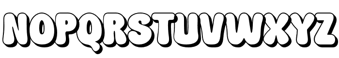 PuddyGum-3DExtrude Font UPPERCASE