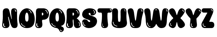 PuddyGum-Buble Font UPPERCASE