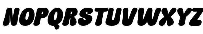 PuddyGum-Italic Font UPPERCASE