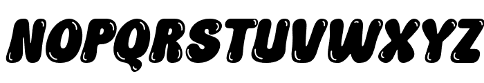 PuddyGum-ItalicBuble Font UPPERCASE