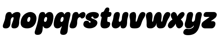 PuddyGum-Italic Font LOWERCASE