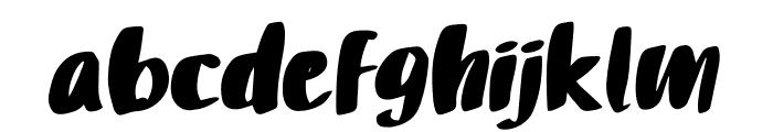 Puff Candle Font LOWERCASE