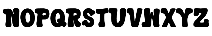 Puffy Life Font Font UPPERCASE