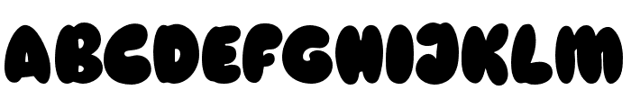 PuffyDelight-Regular Font UPPERCASE