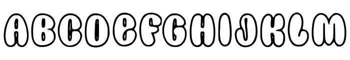 Puffy_Outline Font UPPERCASE