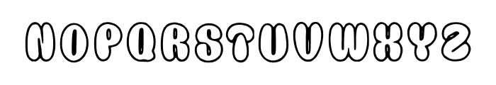 Puffy_Outline Font LOWERCASE