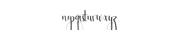 Pugter Font LOWERCASE