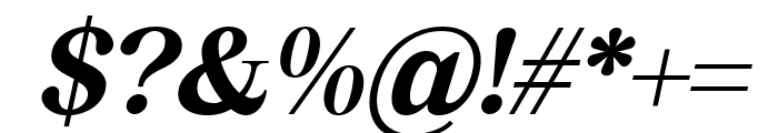 Pujarelah Bold Italic Font OTHER CHARS