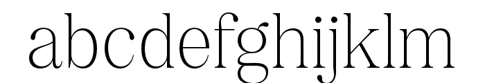 Pujarelah-ExtraLight Font LOWERCASE