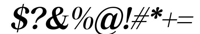 Pujarelah SemiBold Italic Font OTHER CHARS