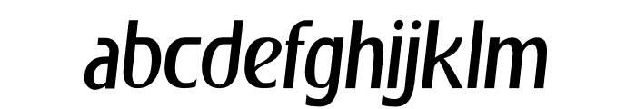 Pulchella Light Italic Font LOWERCASE