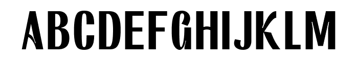 Pulchra SPF Regular Font UPPERCASE
