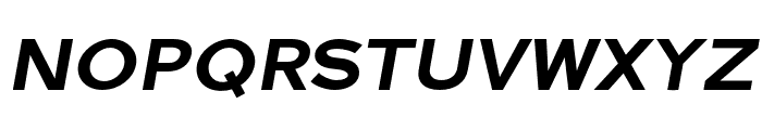 Pulse Extra-Bold Italic Font UPPERCASE