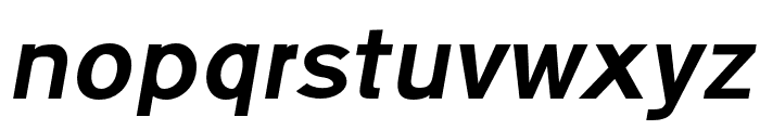 Pulse Extra-Bold Italic Font LOWERCASE