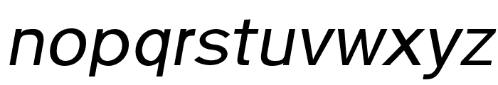 Pulse Regular Italic Font LOWERCASE