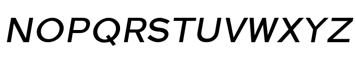 Pulse Semi-Bold Italic Font UPPERCASE
