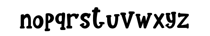 PumkinsHalloween-Regular Font LOWERCASE