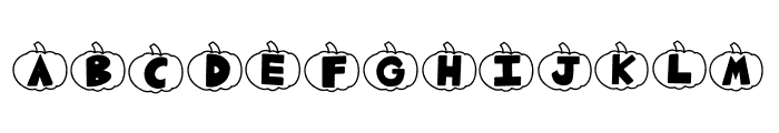 Pumpkin Black Bold Font LOWERCASE