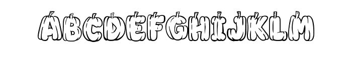 Pumpkin By Squeeb Creat Regular Font UPPERCASE