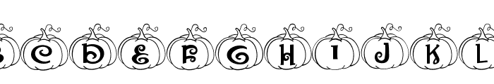 Pumpkin Collestion Font UPPERCASE