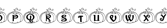 Pumpkin Collestion Font UPPERCASE