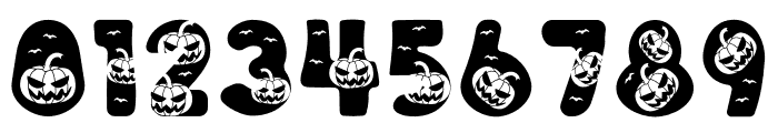 Pumpkin Ghost Font OTHER CHARS