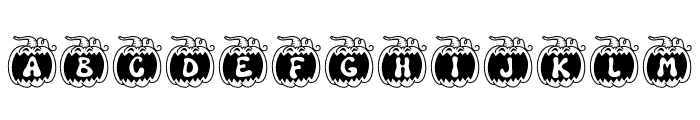 Pumpkin Happy Font UPPERCASE