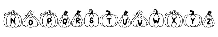 Pumpkin Love Font Font UPPERCASE