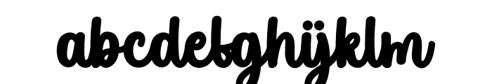 Pumpkin Midnight Font LOWERCASE