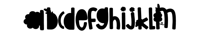 Pumpkin Precious CF Font LOWERCASE