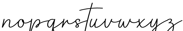 Pumpkin Signature Font LOWERCASE