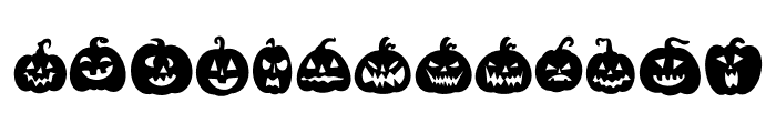 Pumpkin Silhouette FONT