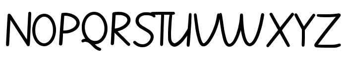 PumpkinGhost-Regular Font UPPERCASE